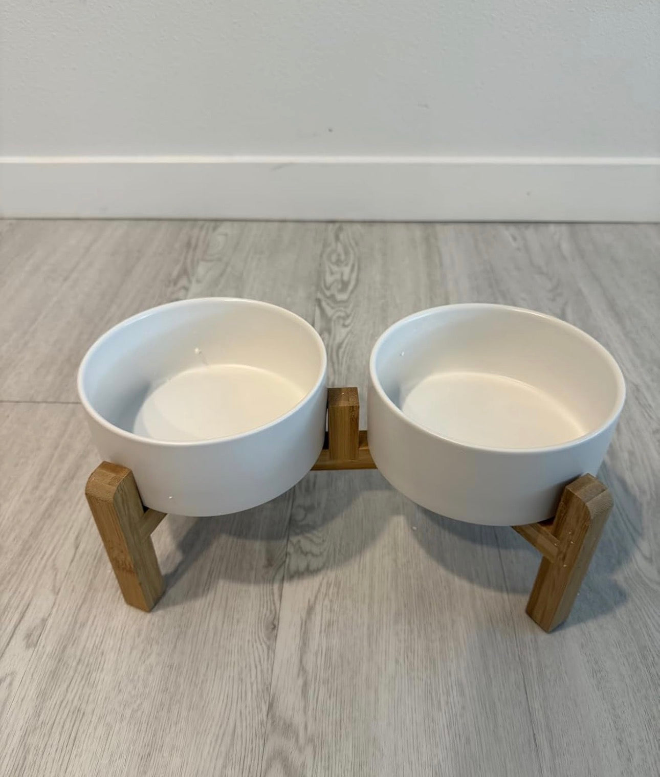 Elevated Ceramic Dog Bowl Set for Small and Medium Dogs - 28.74 OZ - 3.6 CUPS - 850 ML
