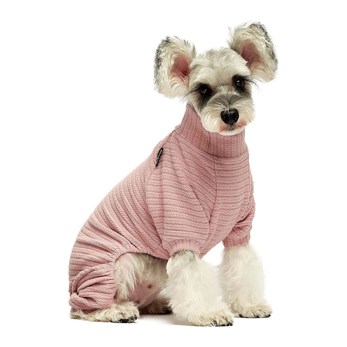 pijama cuello tortuga tejido