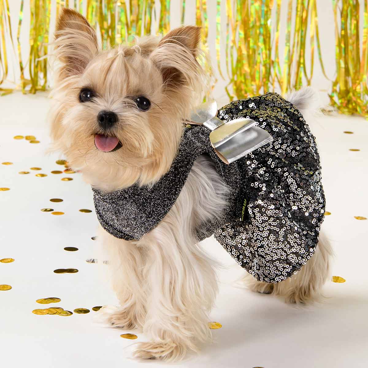Sparkly Sequin Black Fancy Dress