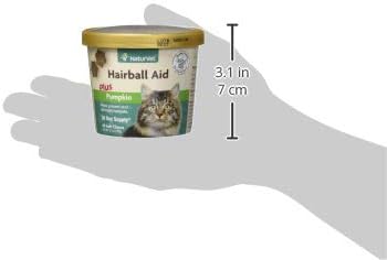 NaturVet Suplemento de ayuda para bolas de pelo para gatos - hairball