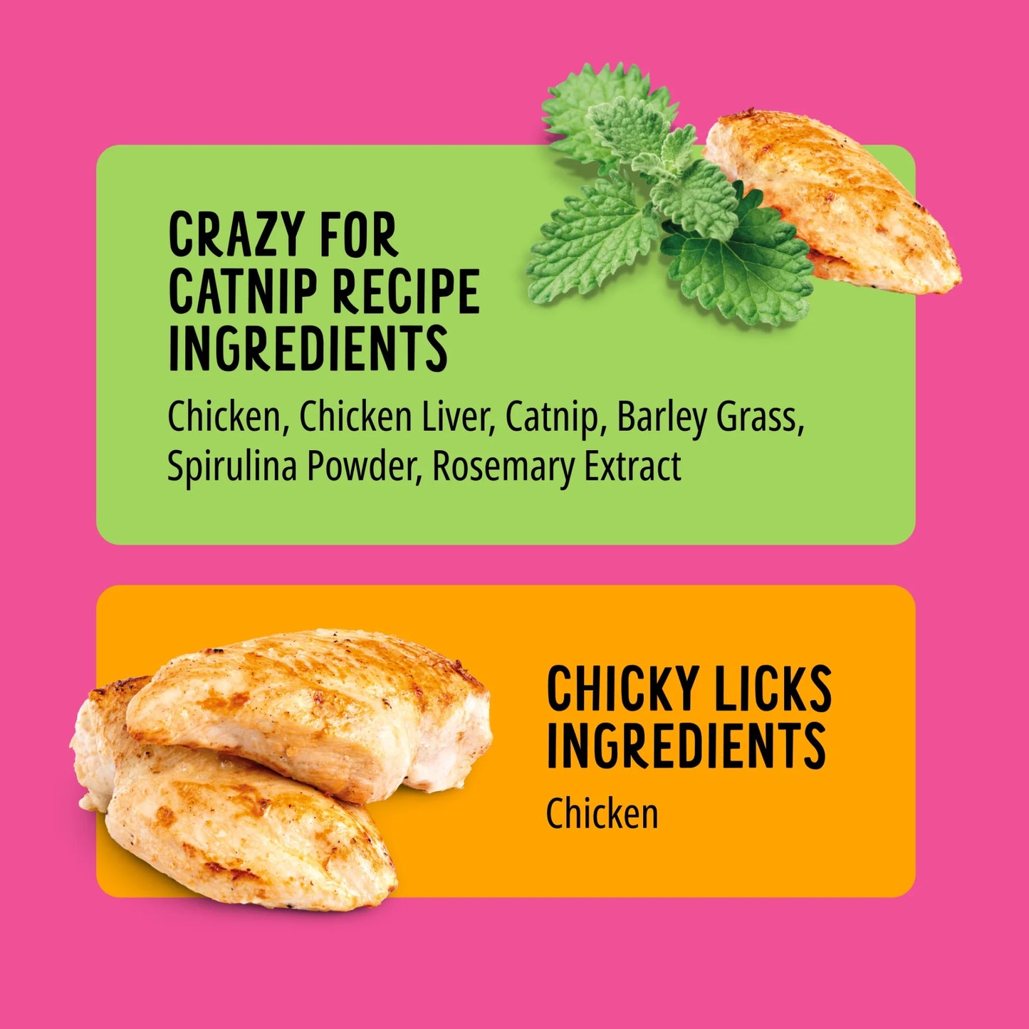 BONKERS Purrpops, Freeze Dried Chicken & Dried Catnip Lollipops Cat Treats, 18 unidades