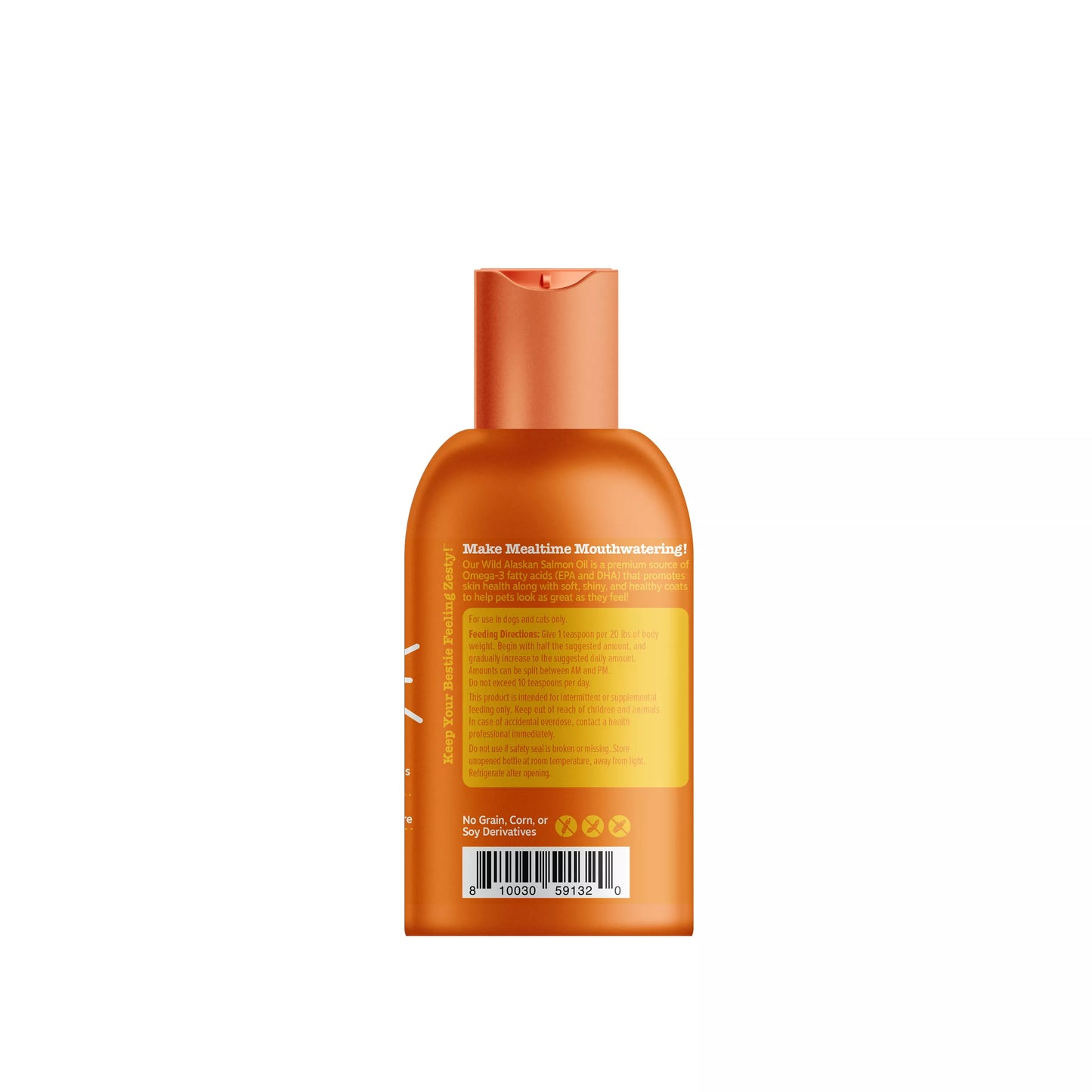 Zesty Paws Aceite de salmón salvaje de Alaska para perros y gatos