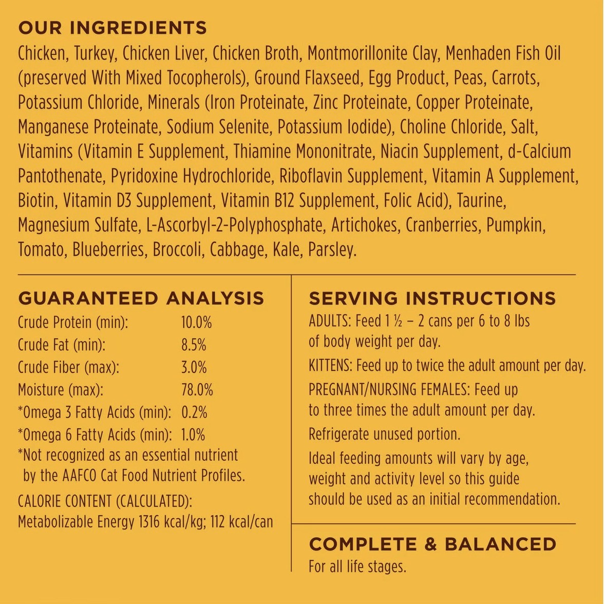 Instinct Original Pate Wet Cat Food, Grain Free Recipe - Real Chicken, 3 oz. Cans (Paquete de 24 unidades)