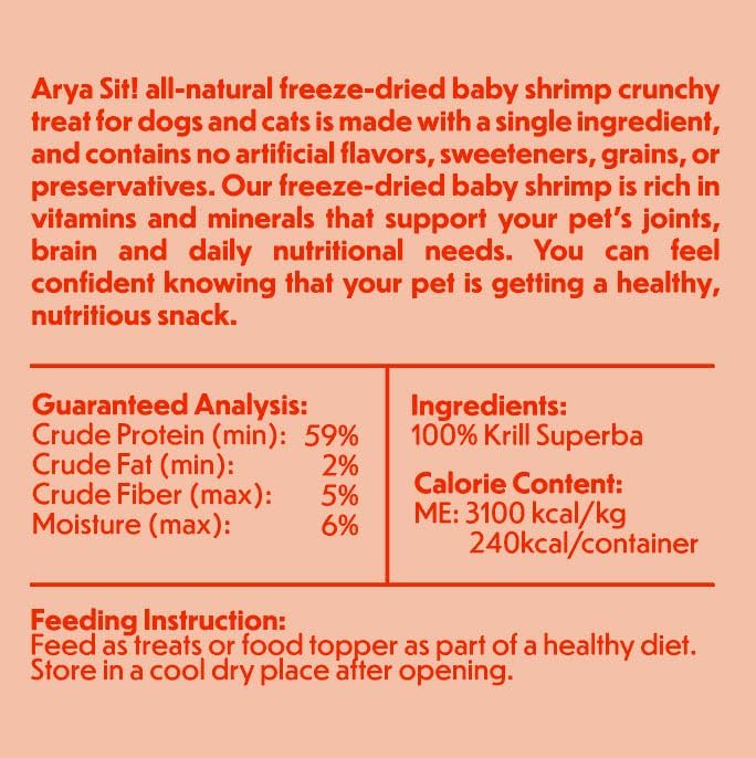 Arya Sit - Freeze dried baby shrimp