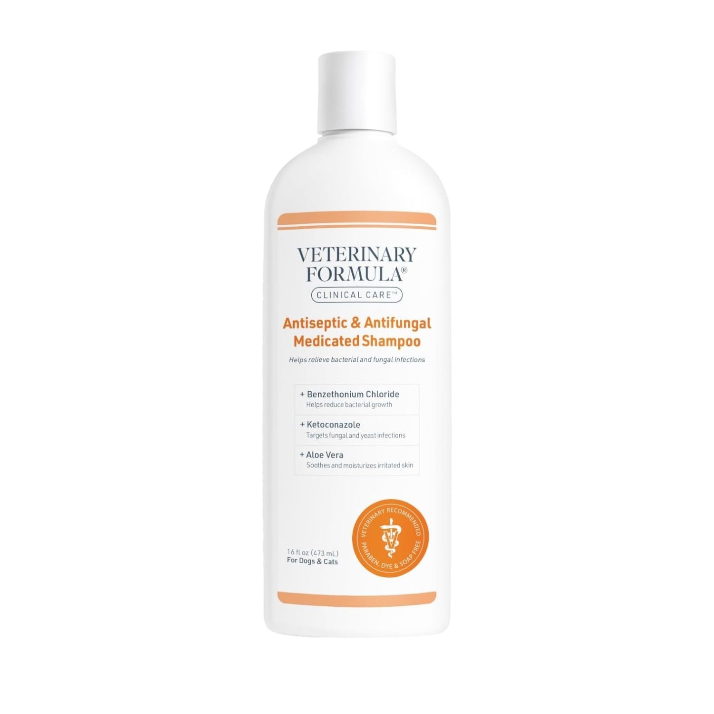 Veterinary Formula- Shampoo medicado antiséptico y antifúngico para perros y gatos