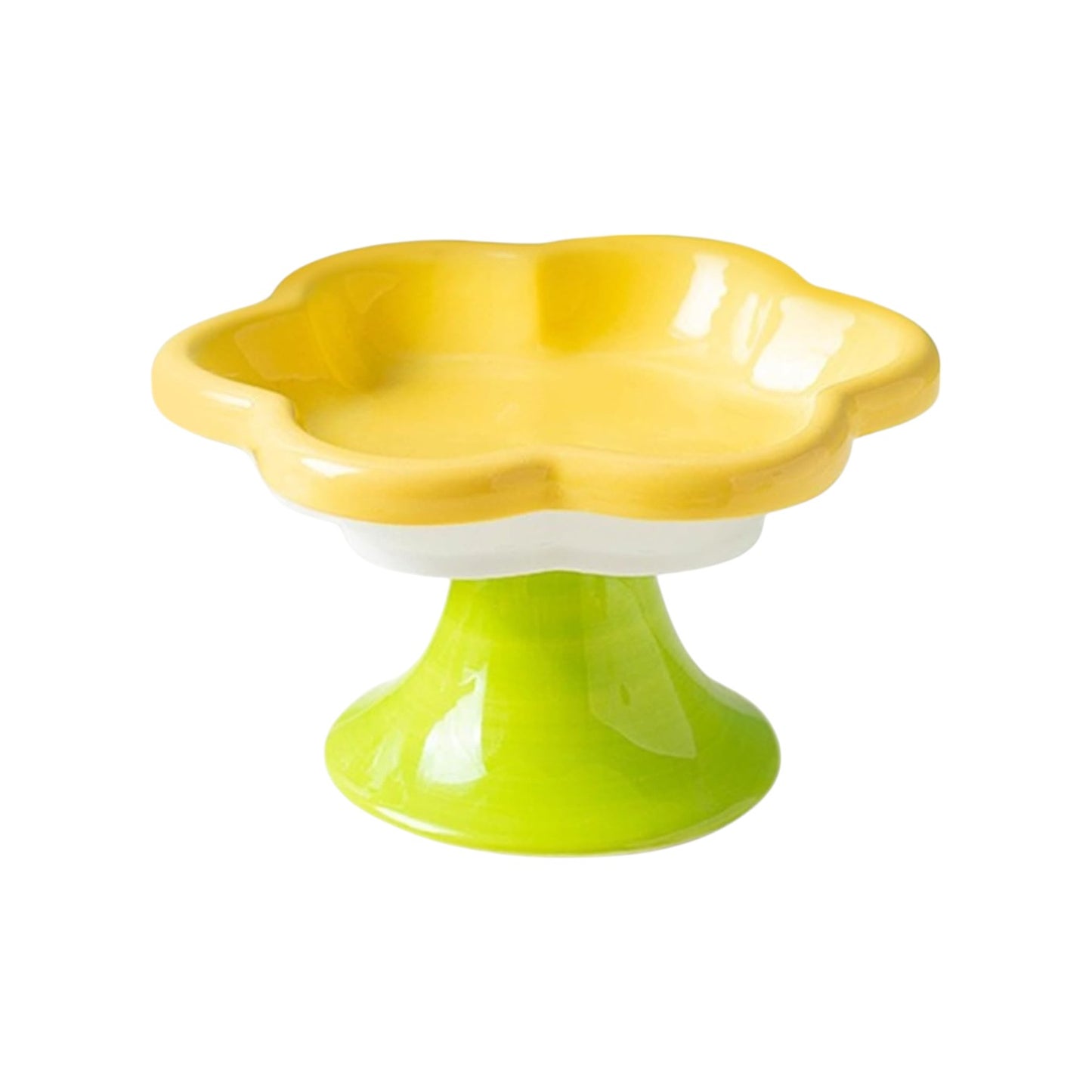 plato flor cerámica para mascota