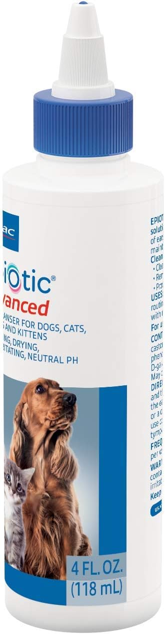 Limpiador de oídos Virbac Epi-Otic Advanced, 4 onza