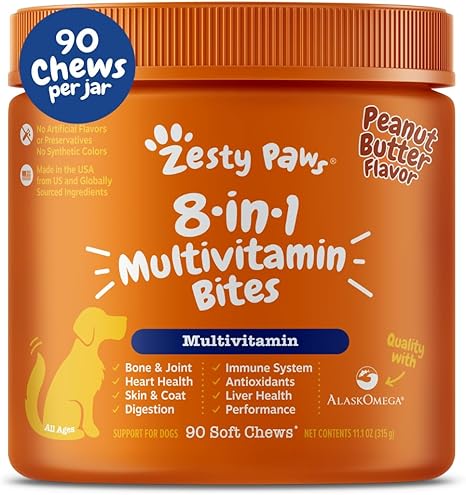 Zesty Paws 8 in 1 Multivitamínico para perros
