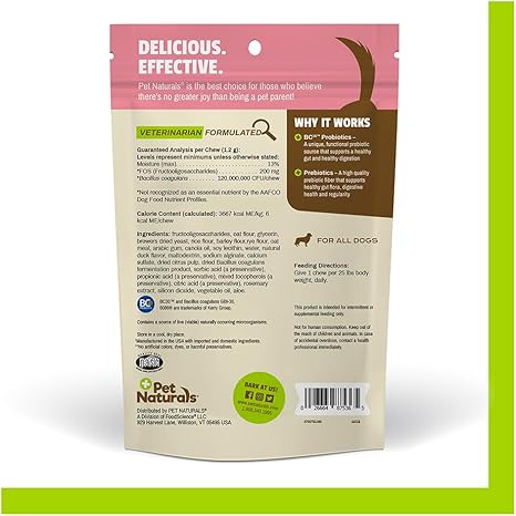 Pet Naturals Probiótico diario para perros
