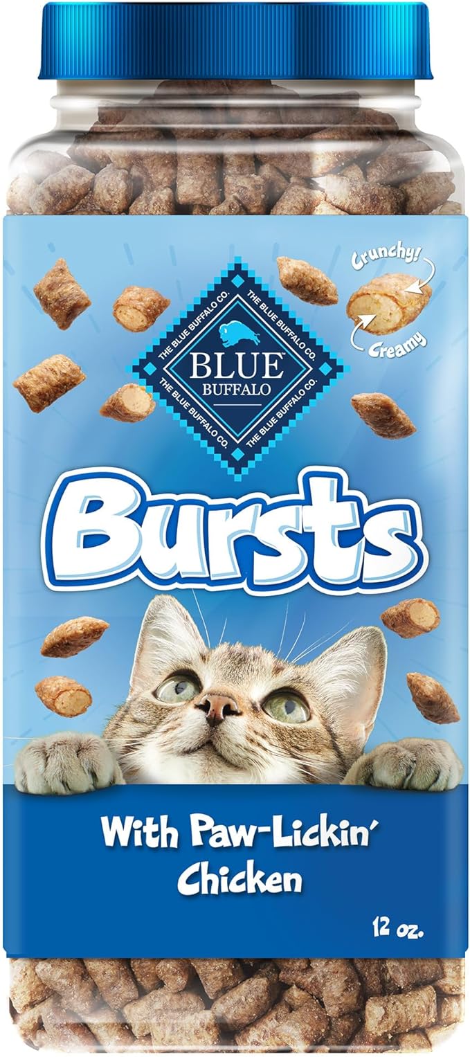 Blue Buffalo - Premios crujientes Bursts para gatos, de pollo