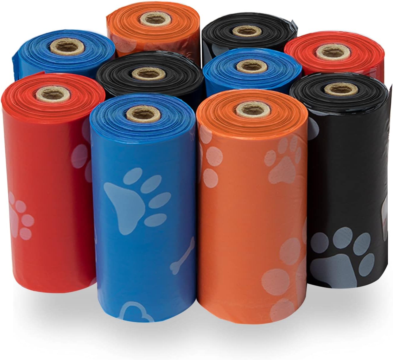 Best Pet Supplies - Bolsas para excremento plástico grueso, surtido, (paquete de 10 unidades)