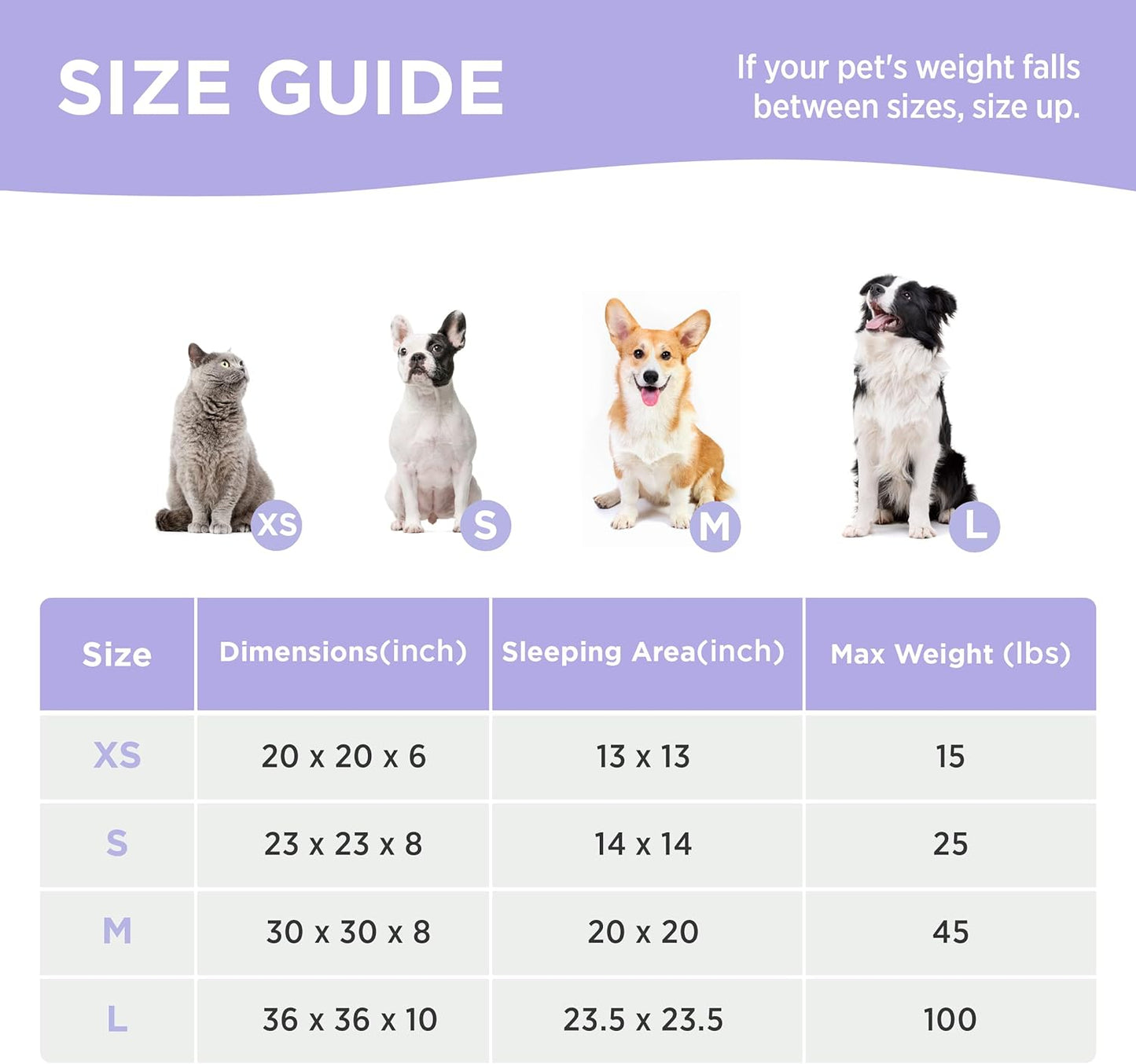 Lesure - Cama en forma de dona para perros