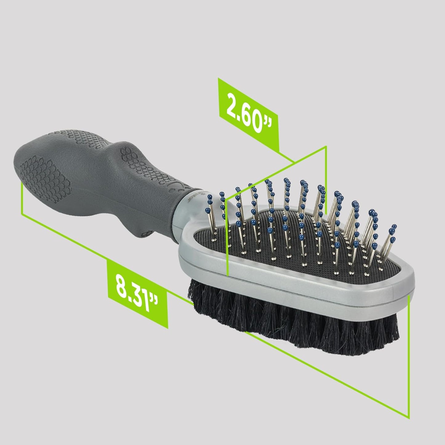FURminator - Cepillo de aseo doble