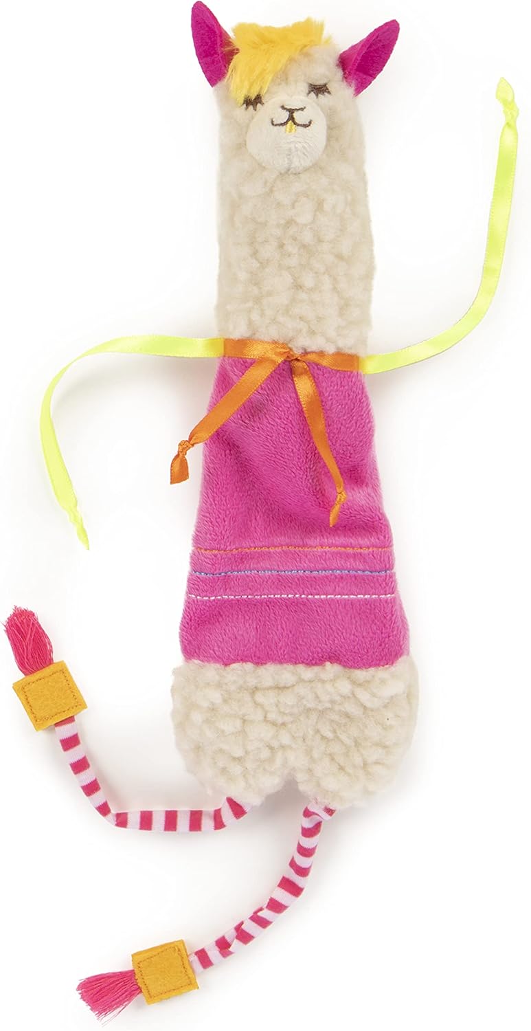 SmartyKat Leggy Llama Kicker - Juguete de gato con hierba gatera