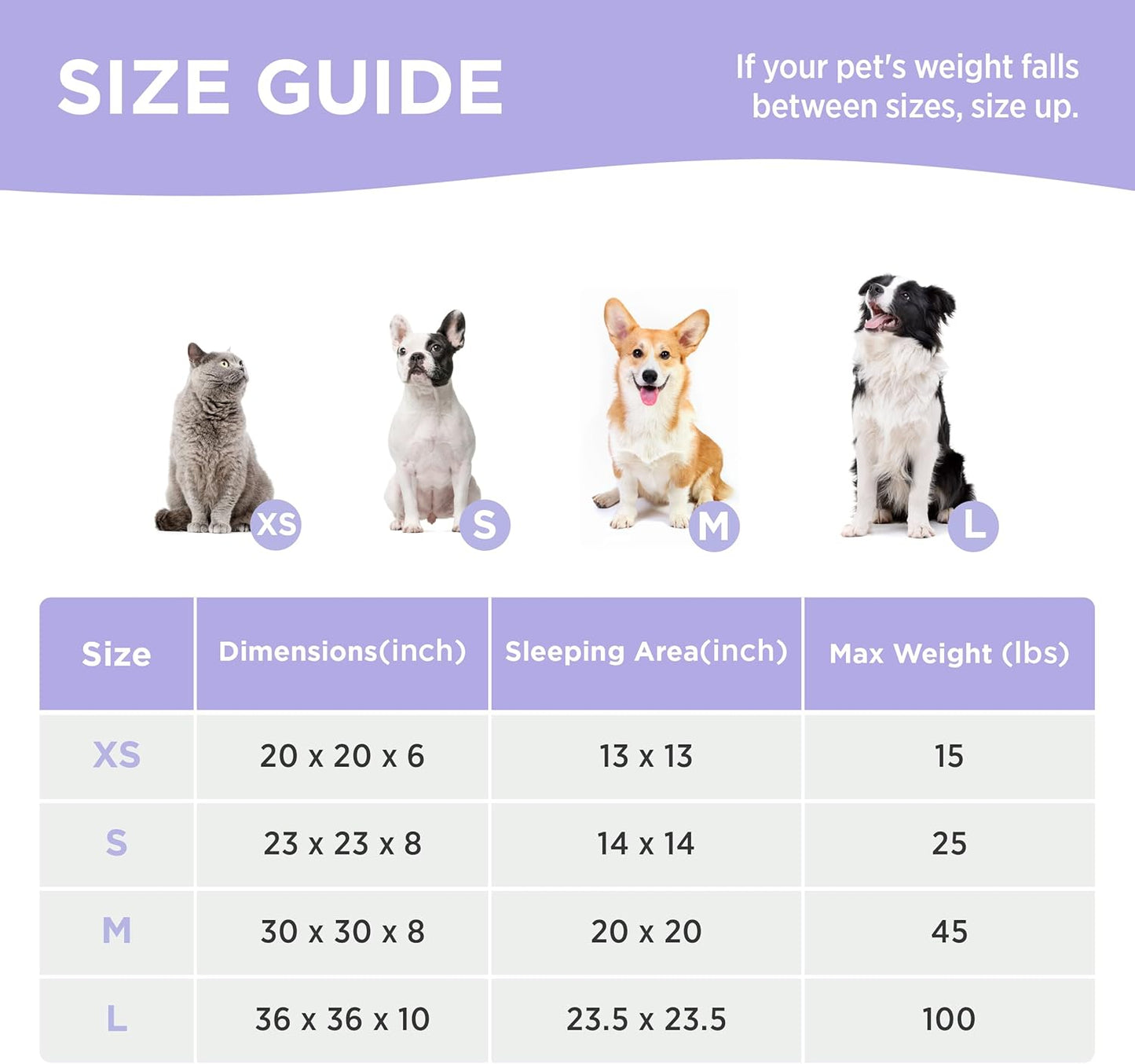 Lesure - Cama para perros pequeños y gatos en forma de dona