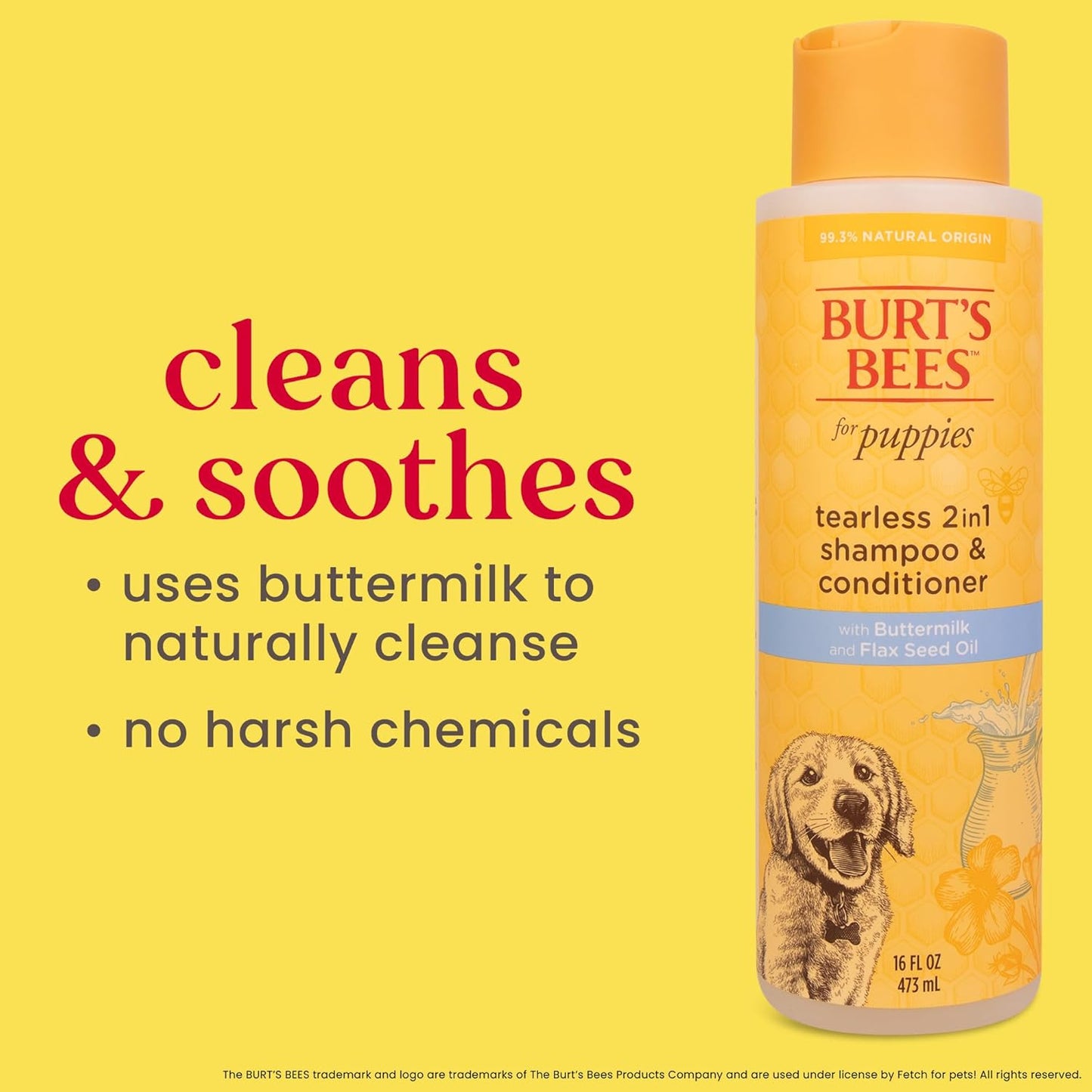 Shampoo 2 en 1 Burts Bees para cachorros