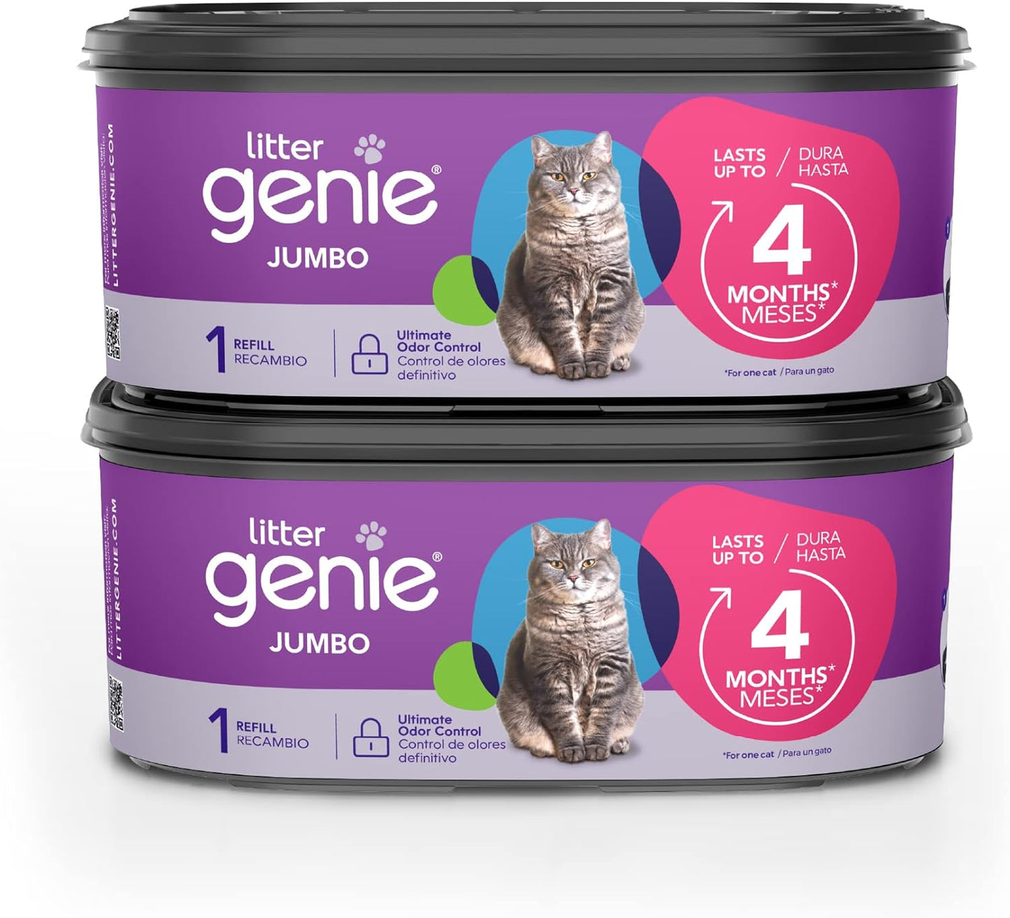 Litter Genie Bolsas de repuesto | Paquete de 1 Jumbo
