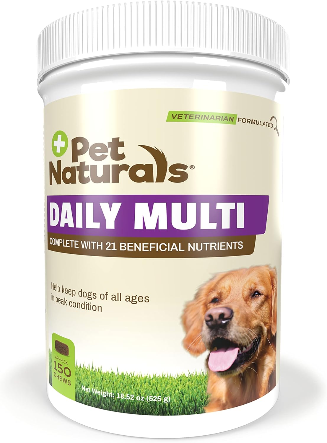 Pet Naturals Multivitamínico diario para perros, sabor vegetal