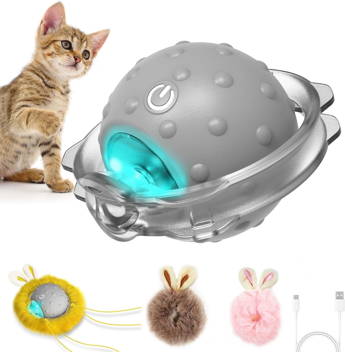 Juguete interactivo para gatos con movimiento