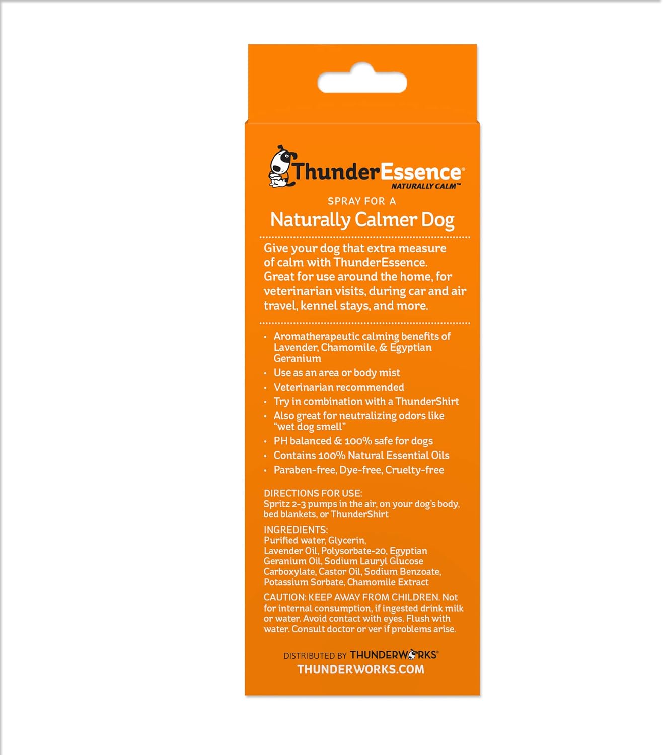 ThunderEssence - Aceites esenciales calmante para perros, 4 onzas