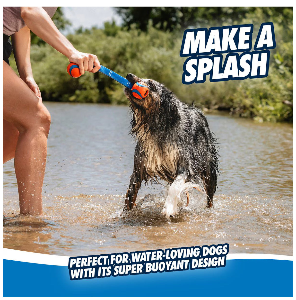 Chuckit! Ultra Duo Tug Tough Dog Toy, Medium