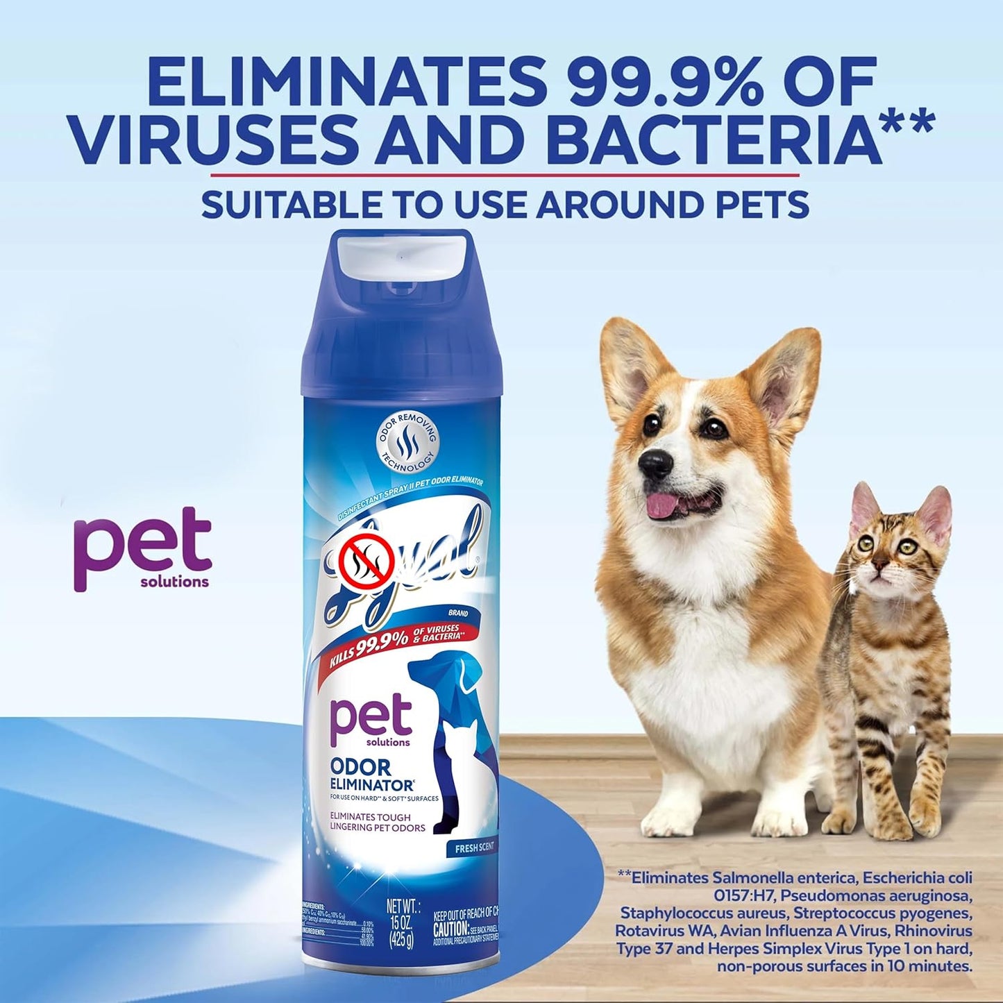 Lysol- Spray eliminador de olores para mascotas