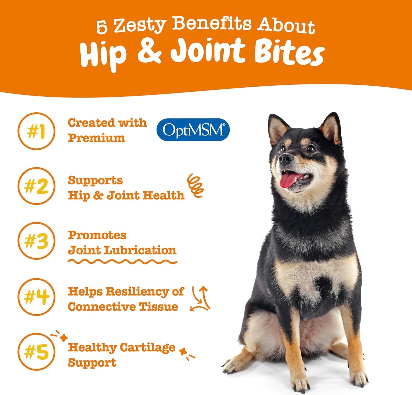 Zesty Paws- Hip and joint bites, 90 masticables