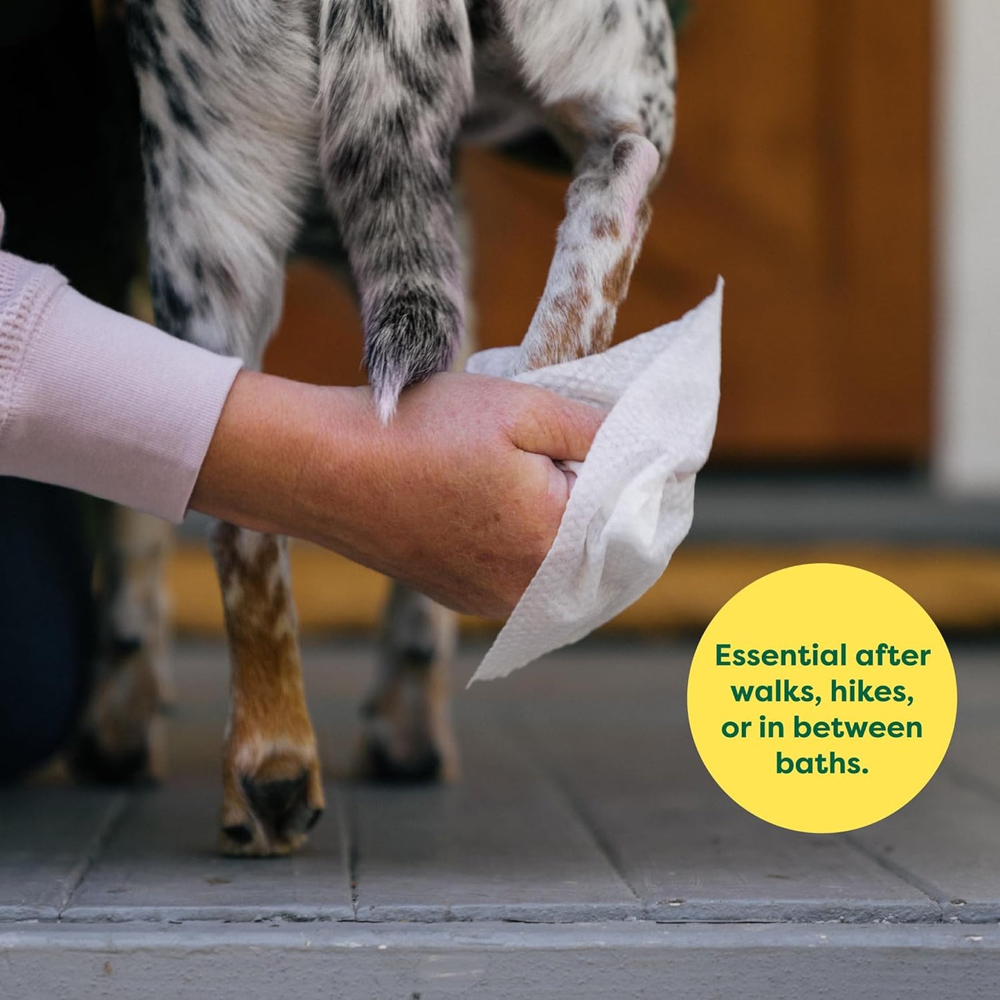 Earth Rated - Toallitas texturizadas para mascotas, para perros y gatos