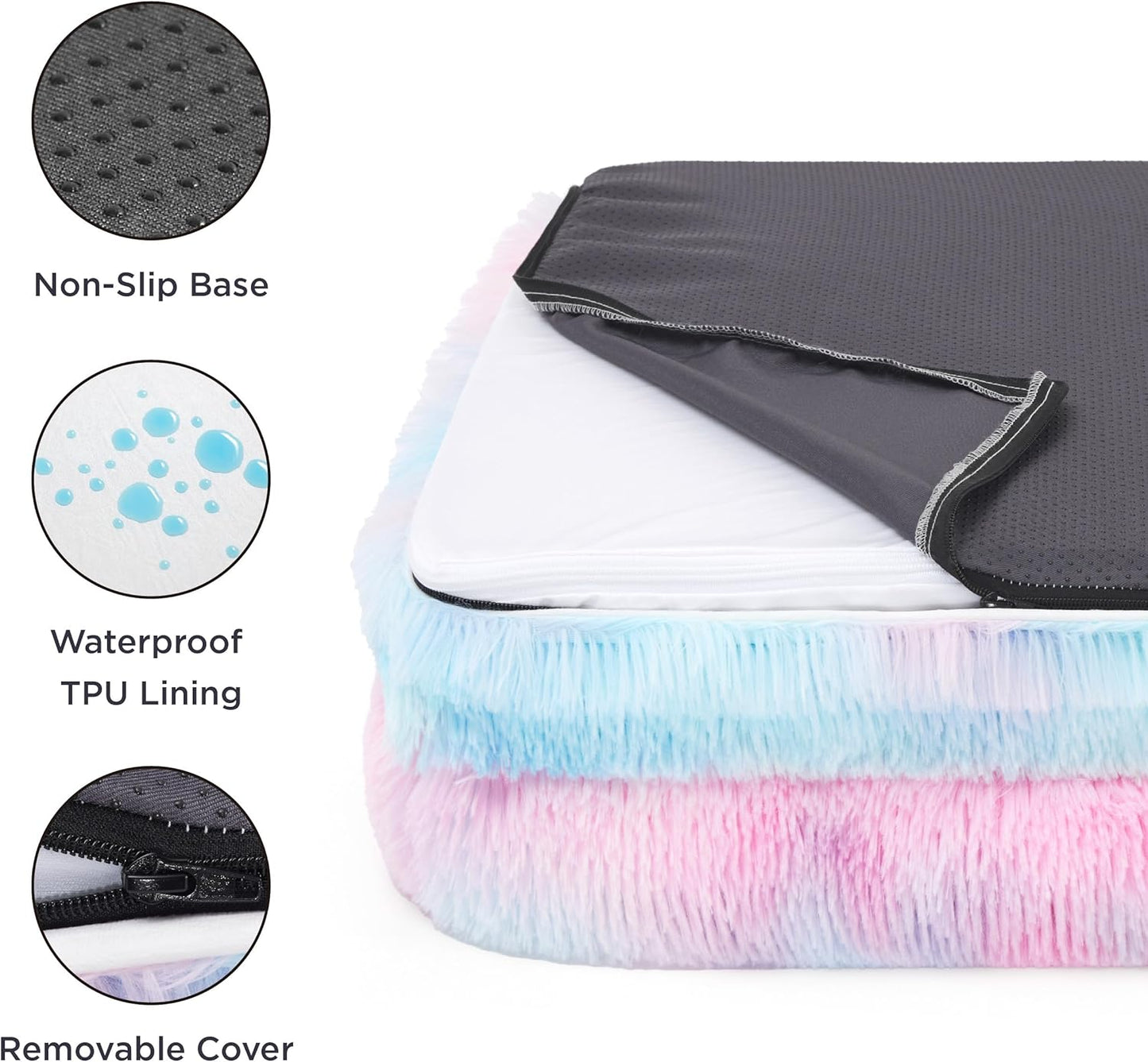Bedsure - Cama ortopédica mediana para perros