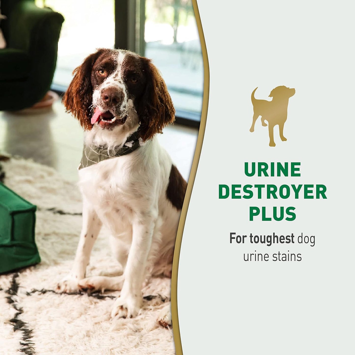 Nature's Miracle Urine Destroyer Plus Dog, 32 onzas, fórmula enzimática