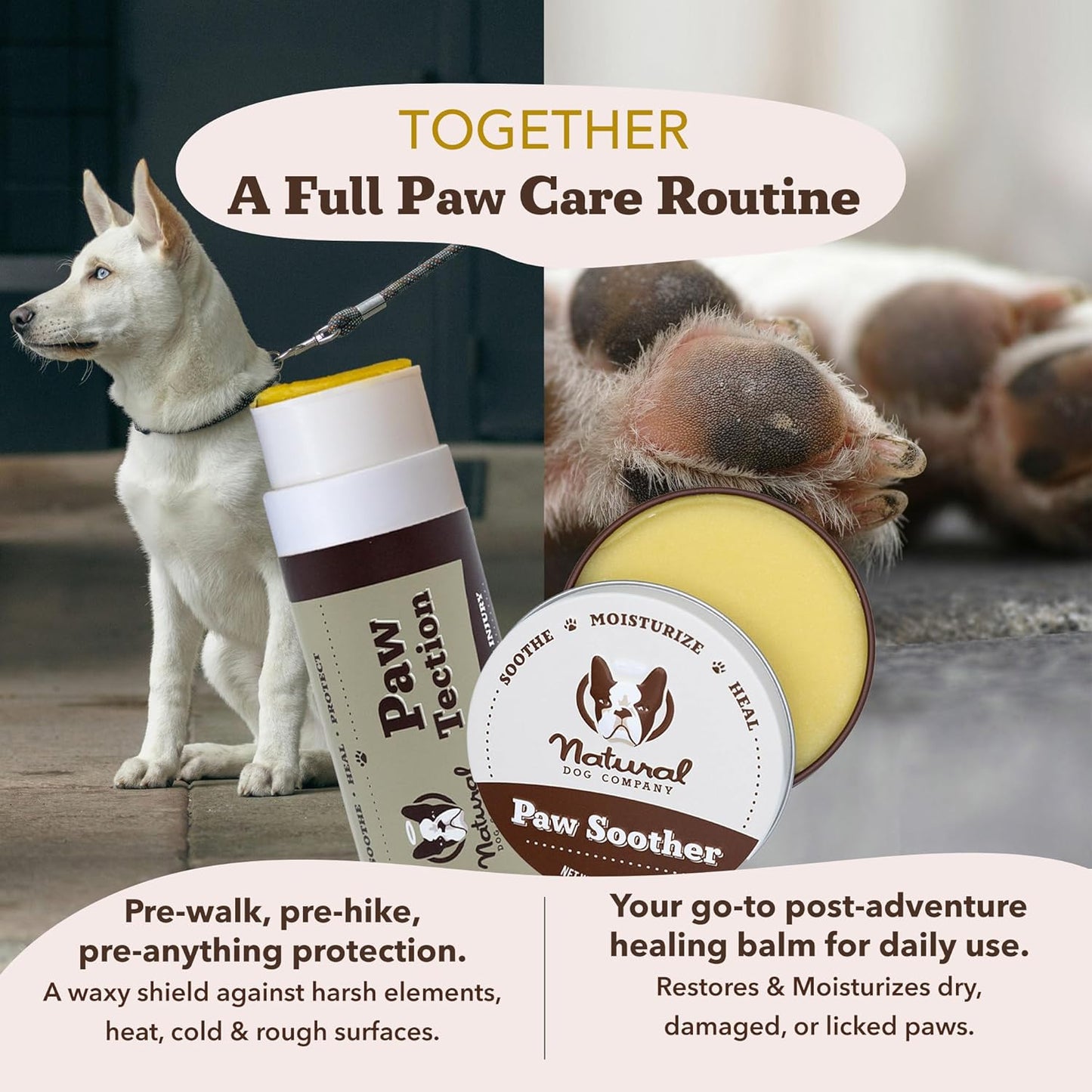 Natural dog company Paw Soother- ALIVIO PARA PATITAS | Orgánico
