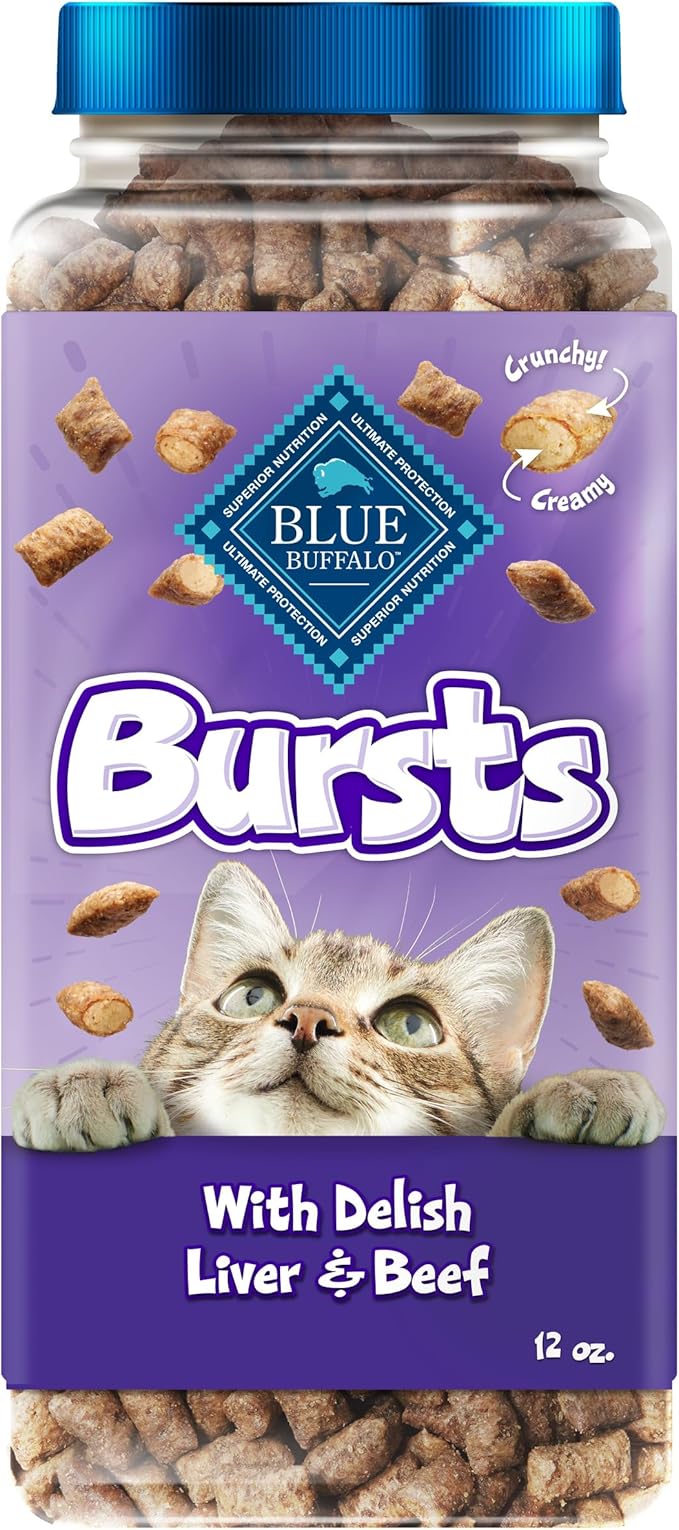 Blue Buffalo - Premios crujientes Bursts para gatos, de pollo