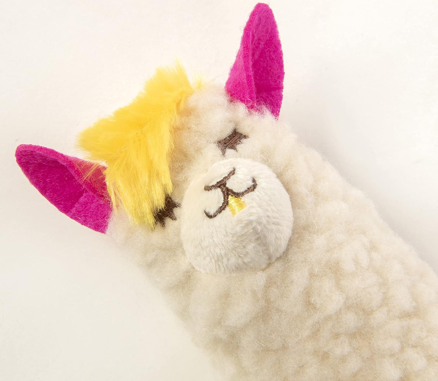 SmartyKat Leggy Llama Kicker - Juguete de gato con hierba gatera