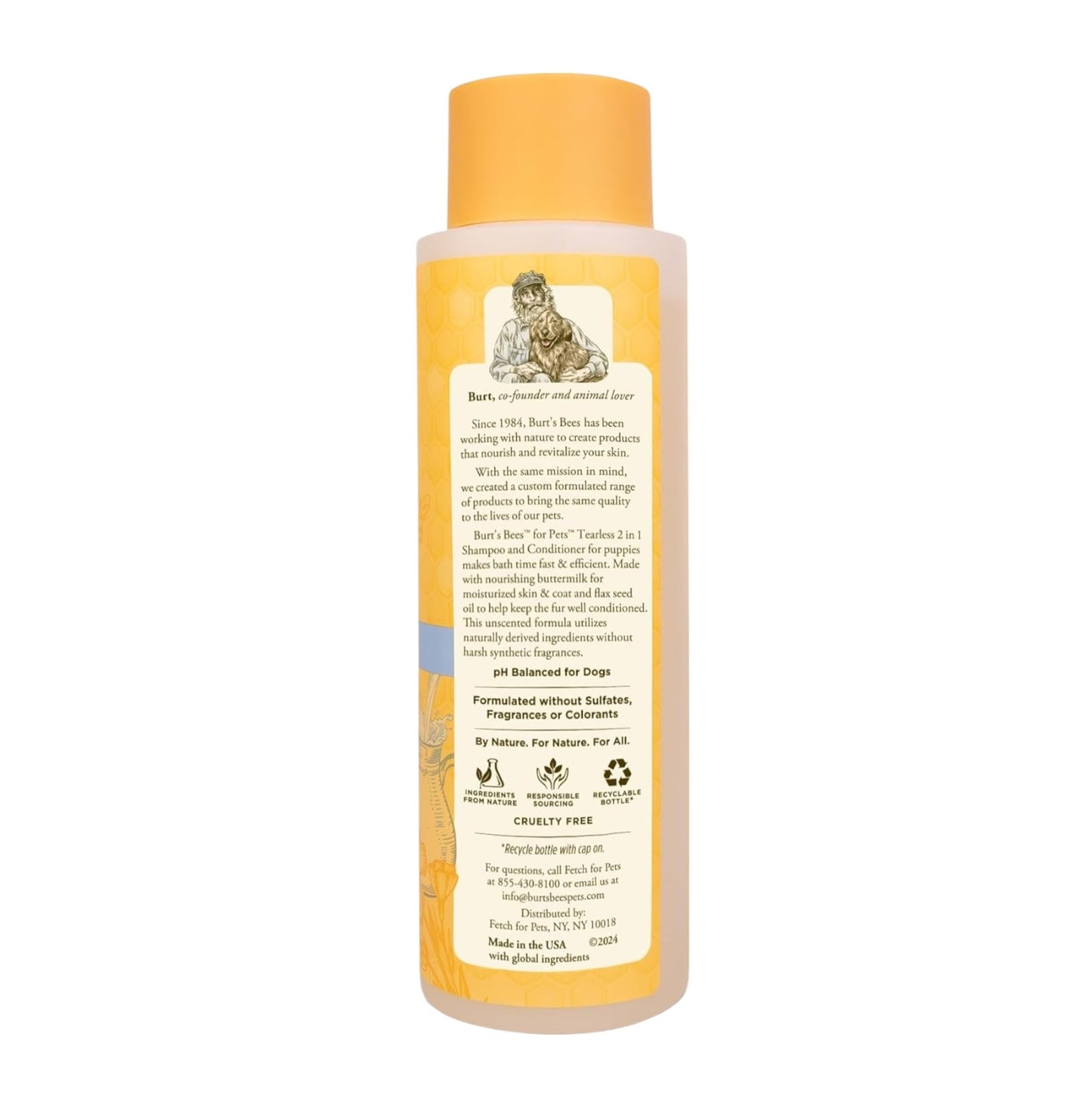 Shampoo 2 en 1 Burts Bees para cachorros