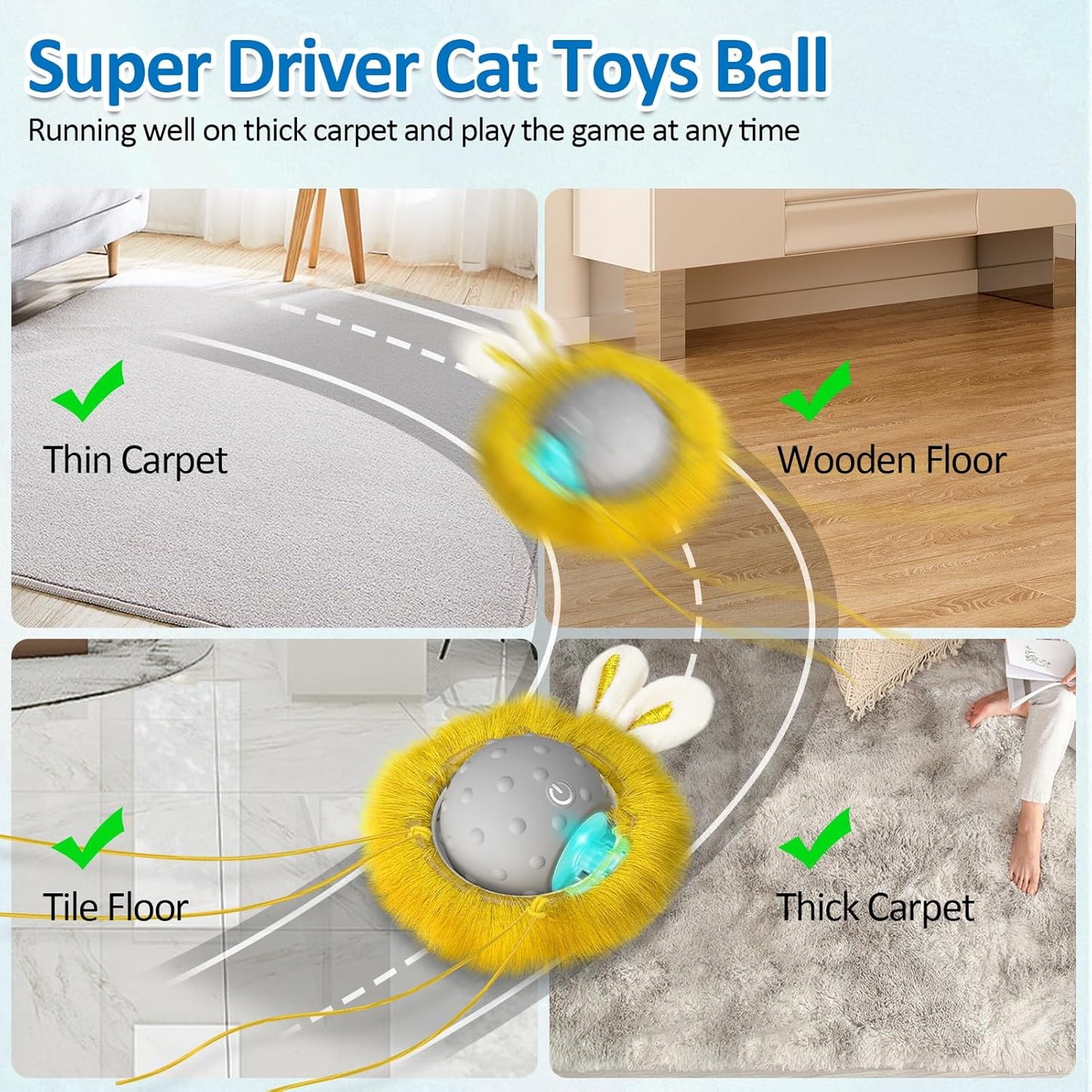 Juguete interactivo para gatos con movimiento