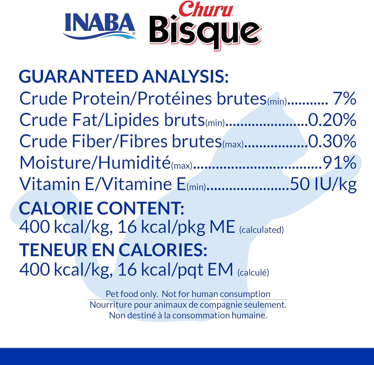 INABA Churu Bisque para gatos, sabor pollo, 1.4 onzas por bolsa