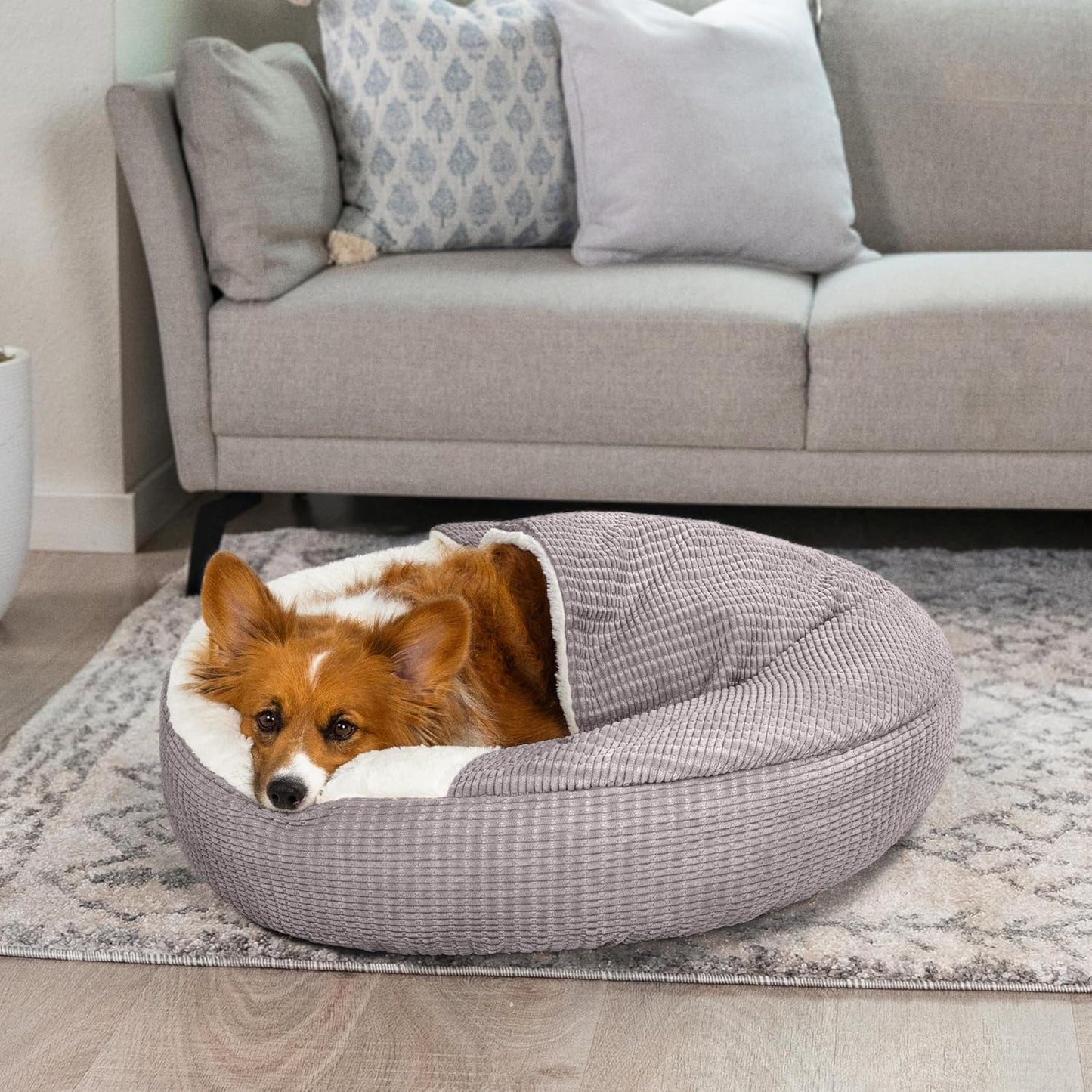 Best Friends by Sheri - Cama acogedora para perros y gatos
