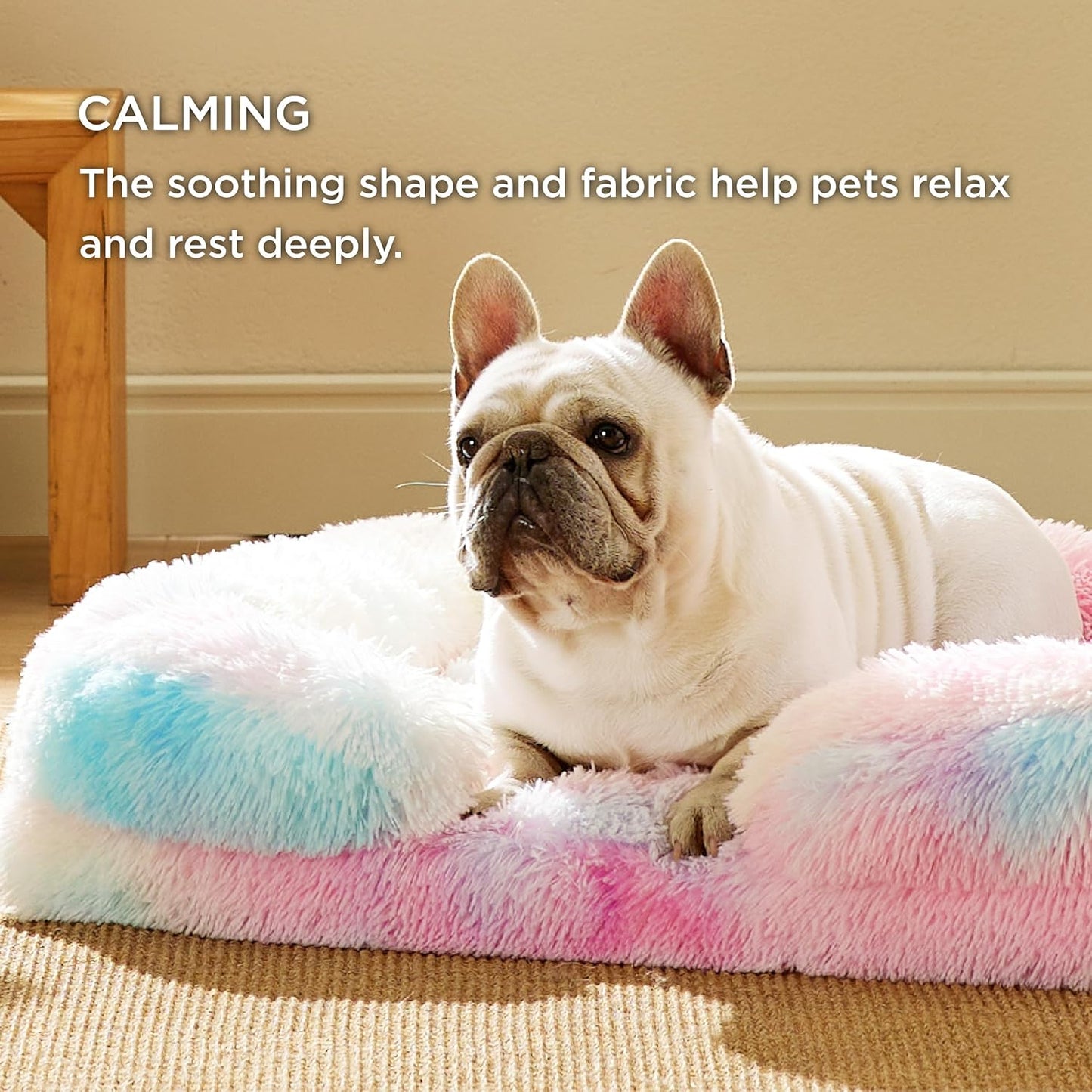 Bedsure - Cama ortopédica mediana para perros