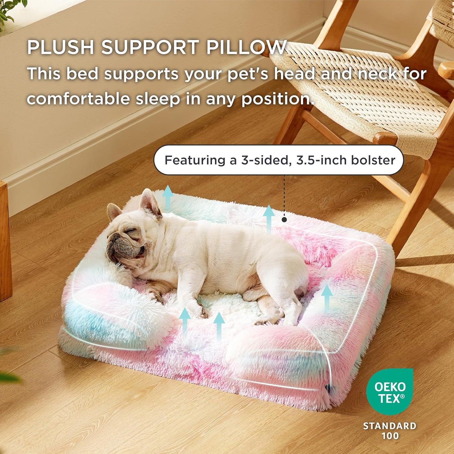 Bedsure - Cama ortopédica mediana para perros