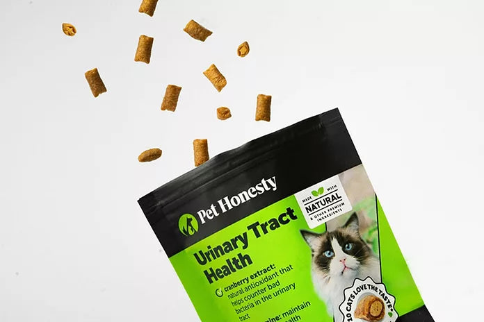 Pet honesty - Masticables crujientes y cremosos para la salud del tracto urinario para gatos