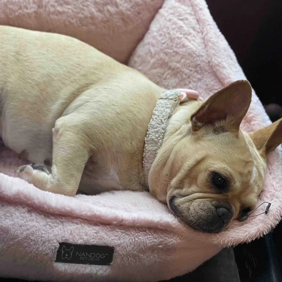 The NANDOG Super Cloud Reversible Bed in pink Tamaño pequeño