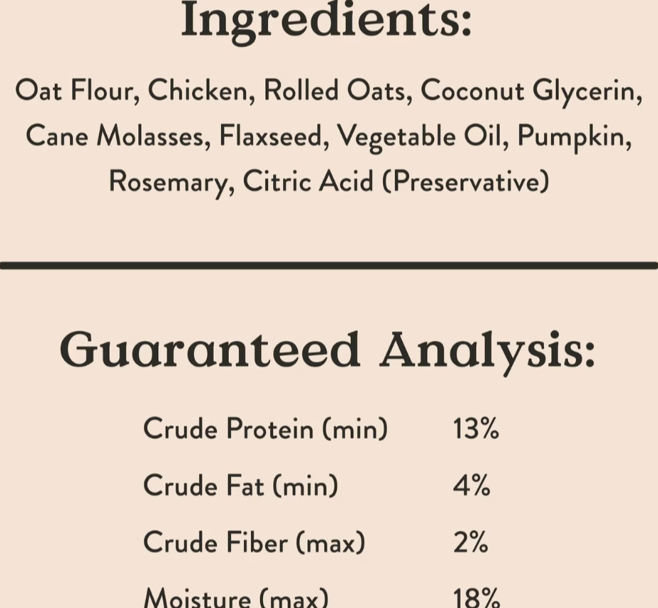 Bocce's Bakery Soft & Chewy Chicken Recipe Dog Treats