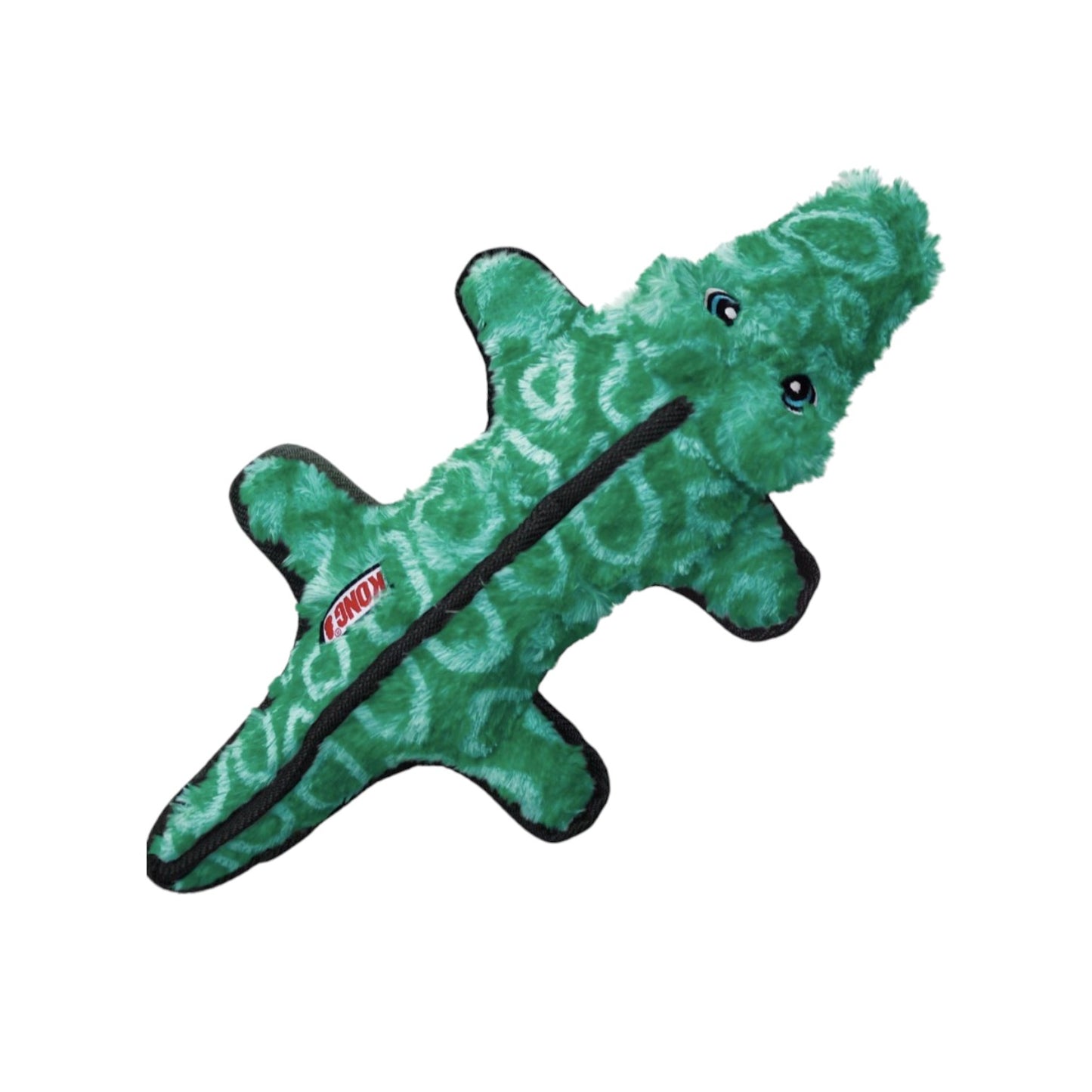 KONG Ballistic Alligator Squeaky Dog Plush Toy