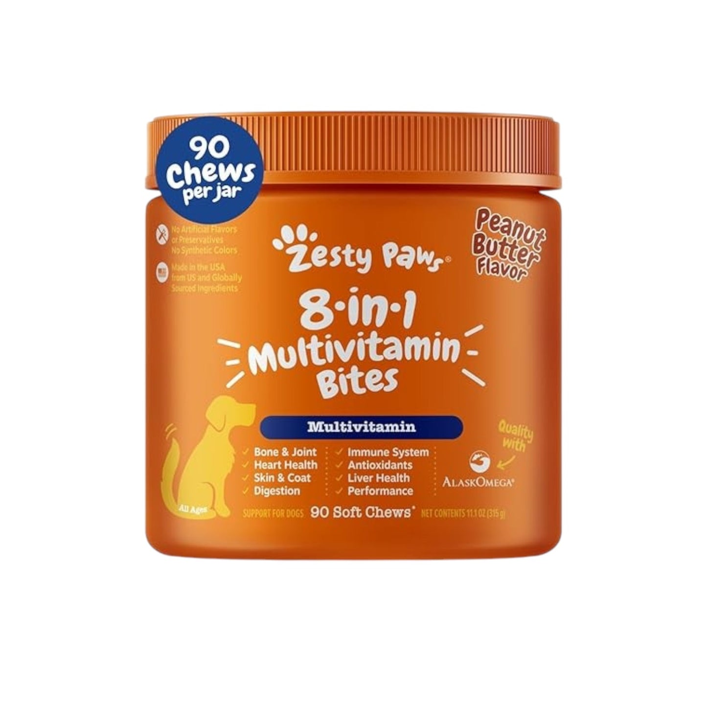 Zesty Paws 8 in 1 Multivitamínico para perros
