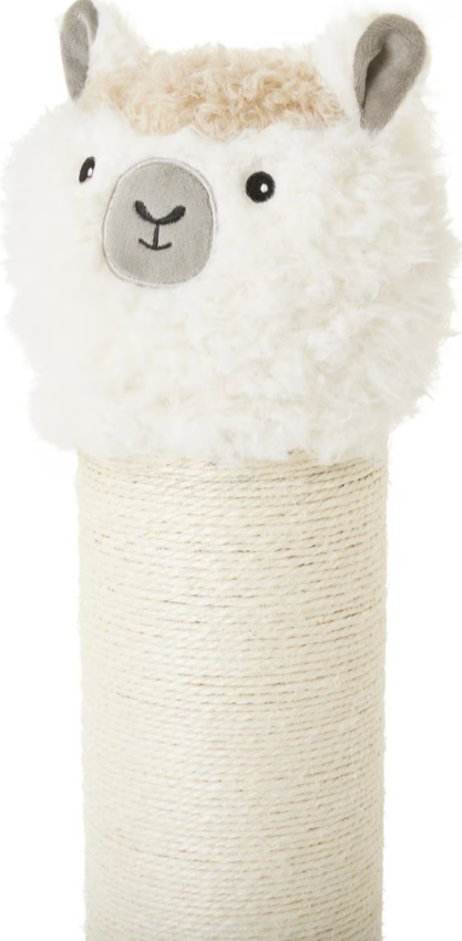 Frisco Animal Series Cat Scratching Post, Llama