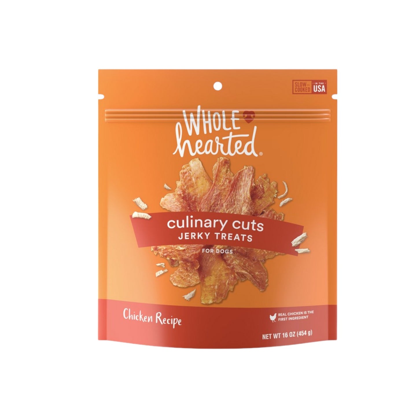 WholeHearted Culinary Cuts Receta de pollo Jerky Dog Treats
