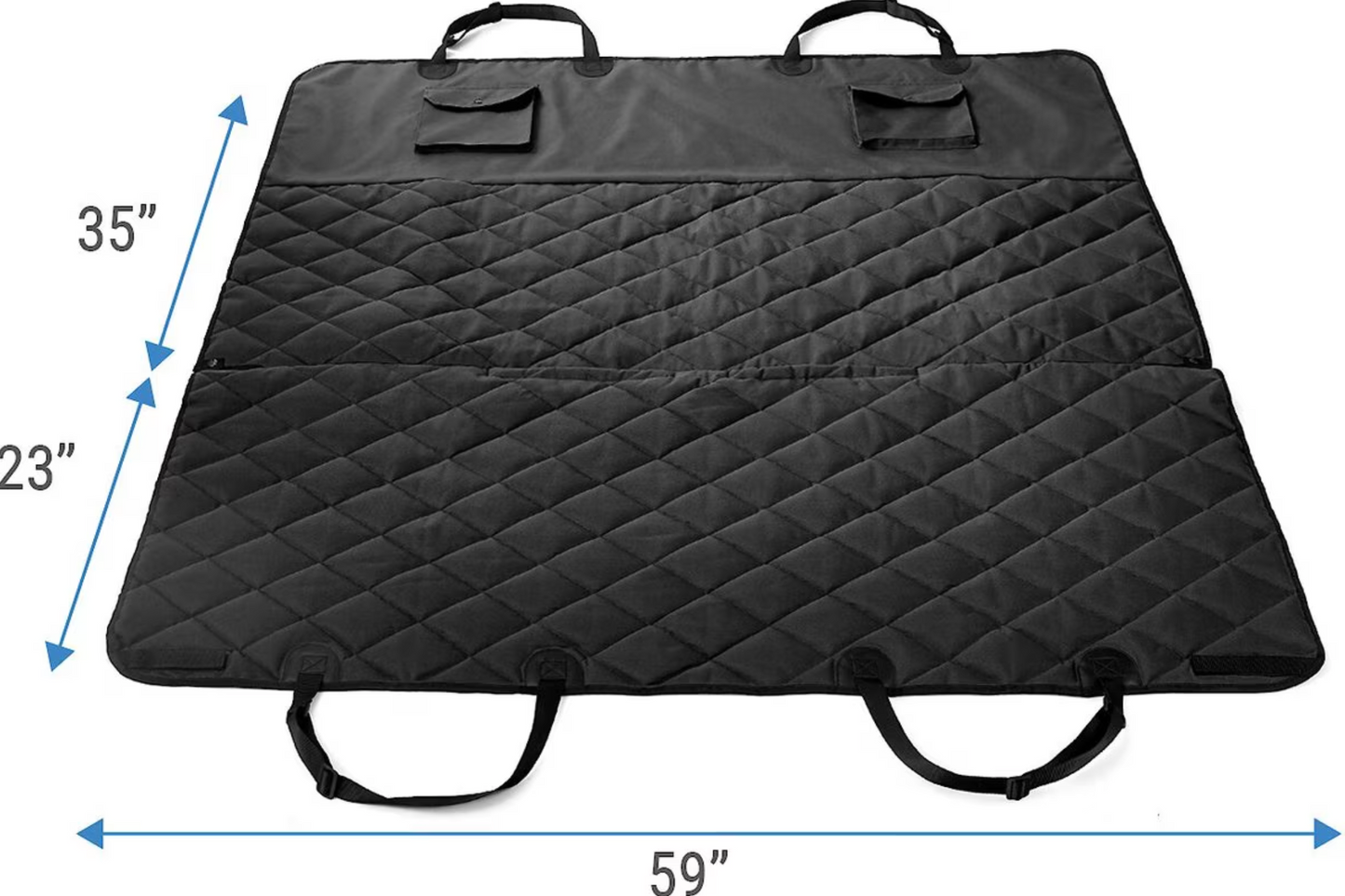 Protector Quilted de asiento trasero completo