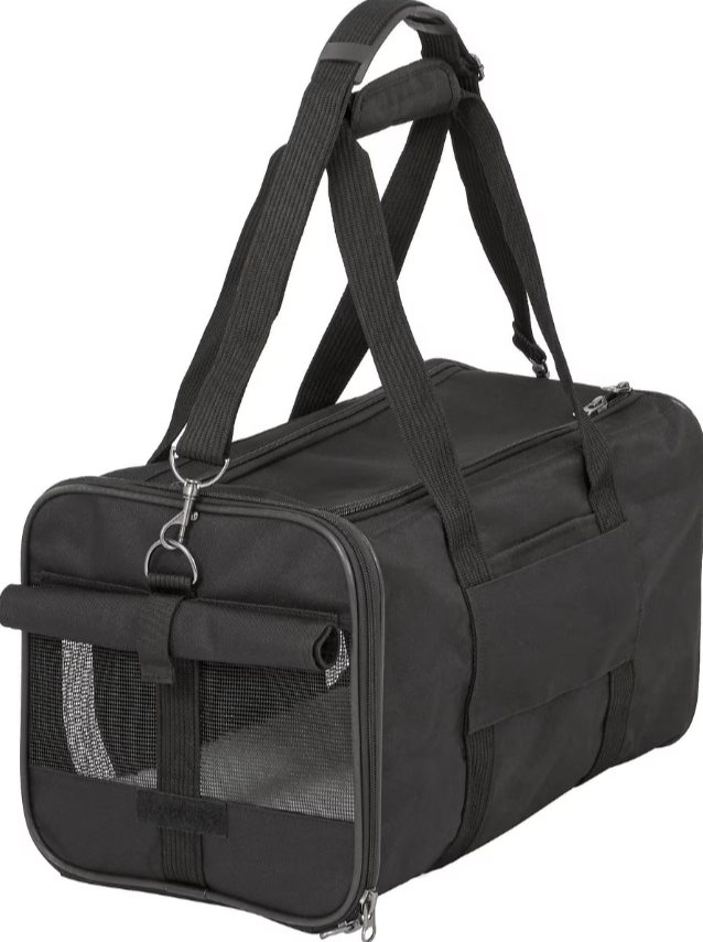 Travel Bag Dog & Cat Carrier, Black, Medium