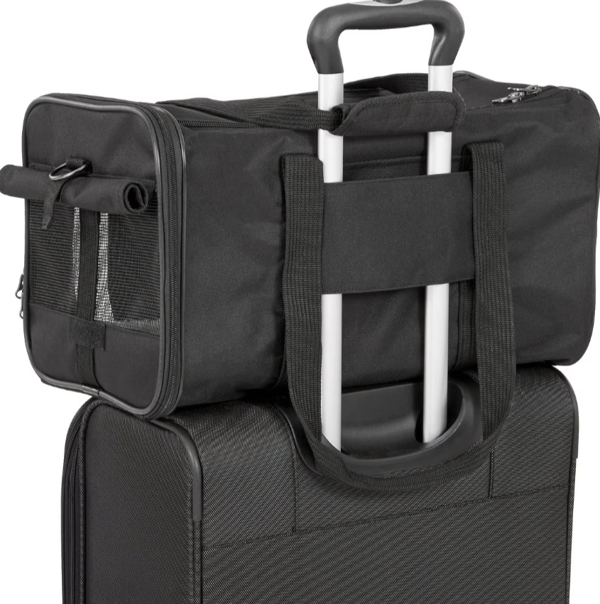 Travel Bag Dog & Cat Carrier, Black, Medium