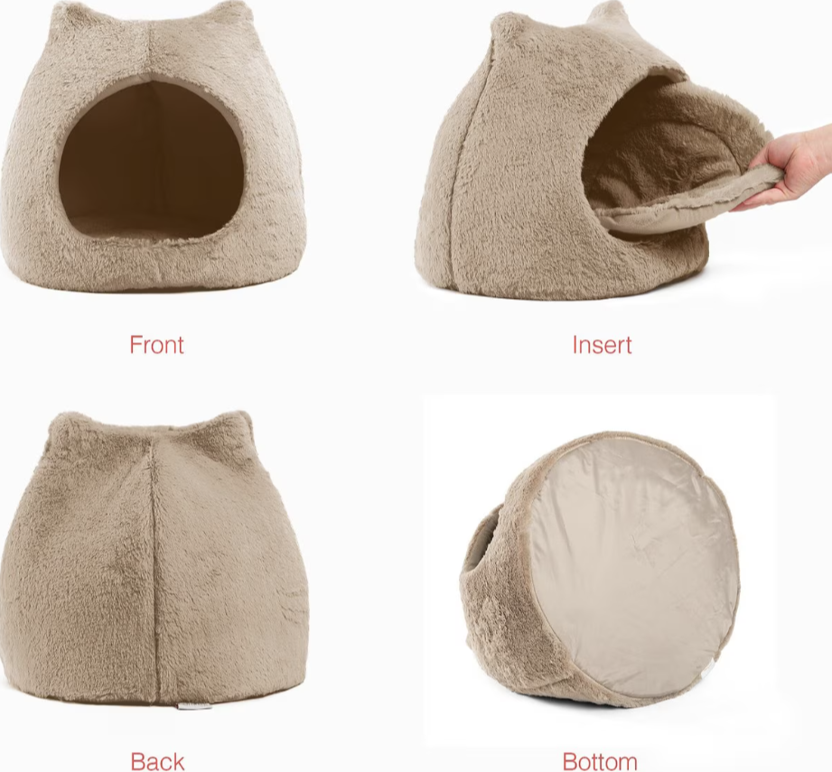 Best Friends by Sheri Meow Hut Covered Cat